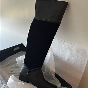 Elegant Black Knee-High Women's Boots